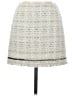 Cinq à Sept Tweed Ivory Casual Skirt Size 00 - photo 1