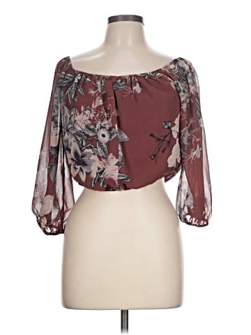 Charlotte Russe 3/4 Sleeve Blouse (view 1)
