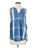 Dylan 100% Cotton Blue Sleeveless T-Shirt Size XS - photo 1