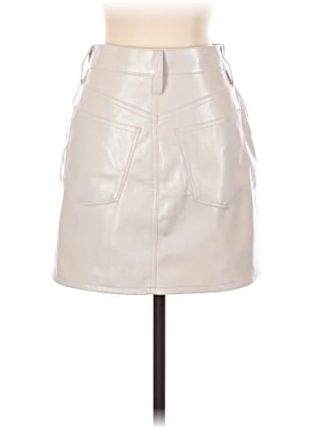 Madewell Faux Leather Mini Skirt (view 2)