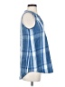 Dylan 100% Cotton Blue Sleeveless T-Shirt Size XS - photo 4