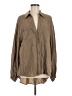 Sancia 100% Lyocell Tan Long Sleeve Blouse Size M - photo 1
