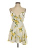Japna 100% Polyester Tropical Yellow Cocktail Dress Size XS - photo 1