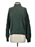 P.J. Salvage 100% Polyester Solid Green Turtleneck Sweater Size XS - photo 1