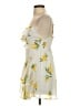 Japna 100% Polyester Tropical Yellow Cocktail Dress Size XS - photo 5