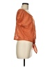 Kirra 100% Polyester Orange Short Sleeve Top Size M - photo 4