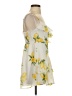 Japna 100% Polyester Tropical Yellow Cocktail Dress Size XS - photo 4