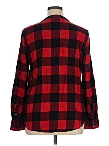 CALVIN KLEIN JEANS Long Sleeve Button-Down Shirt (view 2)