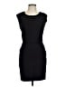 Nine West Solid Black Cocktail Dress Size L - photo 1