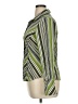 Fred David Chevron-herringbone Green Long Sleeve Blouse Size XL - photo 5