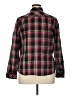 Northern Reflections Plaid Red Long Sleeve Blouse Size XL - photo 2