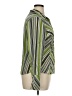 Fred David Chevron-herringbone Green Long Sleeve Blouse Size XL - photo 4