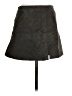 Blank NYC 100% Leather Solid Gray Leather Skirt Size 26 waist - photo 2