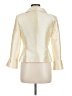 Teri Jon by Rickie Freeman Solid Ivory Silk Blazer Size 6 - photo 2