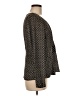 Cotélac 100% Polyester Brown Long Sleeve Blouse Size Med (2) - photo 4