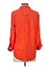 Maeve 100% Rayon Orange 3/4 Sleeve Button-Down Shirt Size S - photo 2