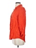 Maeve 100% Rayon Orange 3/4 Sleeve Button-Down Shirt Size S - photo 5
