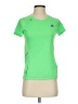 Adidas 100% Polyester Green Short Sleeve Top Size S - photo 1