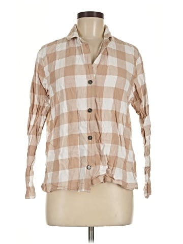 Old Navy 3/4 Sleeve Button-Down Shirt (view 1)