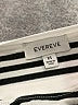 Evereve 100% Pima Cotton Stripes Ivory Short Sleeve Turtleneck Size XS - photo 7