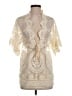 Jen's Pirate Booty Ivory Kimono Size S - photo 1