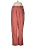 Knot Sisters 100% Cotton Chevron-herringbone Red Casual Pants Size M - photo 1