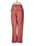 Knot Sisters 100% Cotton Chevron-herringbone Red Casual Pants Size M - photo 2