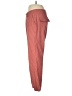 Knot Sisters 100% Cotton Chevron-herringbone Red Casual Pants Size M - photo 5