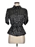 6 Degrees Polka Dots Black 3/4 Sleeve Blouse Size M - photo 1