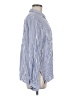 Love Tree 100% Rayon Stripes Blue Long Sleeve Button-Down Shirt Size L - photo 4