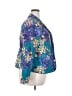 Torrid Floral Blue Blazer Size 2X Plus (2) - photo 4