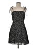 GB 100% Polyester Polka Dots Black Cocktail Dress Size M - photo 1