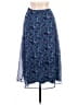 Limited Too 100% Polyester Paisley Blue Casual Skirt Size 12 - photo 2