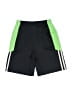 Adidas Color Block Green Athletic Shorts Size 7 - photo 2