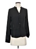 Frenchi 100% Polyester Black Long Sleeve Blouse Size S - photo 1
