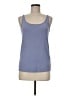 Eileen Fisher 100% Silk Blue Sleeveless Top Size M - photo 1