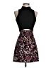 Material Girl Floral Black Cocktail Dress Size XS - photo 1