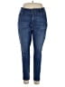 Boutique + Solid Blue Jeans Size 18 Plus - photo 1