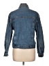 Bill Blass 100% Cotton Blue Denim Jacket Size L - photo 2