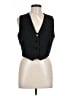 Shein 100% Polyester Black Tuxedo Vest Size L - photo 1