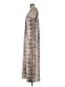 THML 100% Polyester Animal Print Gray Casual Dress Size S - photo 5