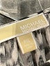 MICHAEL Michael Kors 100% Viscose Animal Print Gray Silver 3/4 Sleeve Blouse Size L (petite) - photo 7