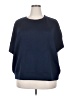 Double Take Blue Short Sleeve Turtleneck Size 2X - photo 1