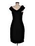 Reiss 100% Polyester Solid Black Cocktail Dress Size 8 - photo 2