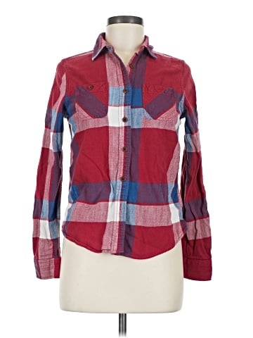 American Eagle Outfitters Long Sleeve Button-Down Shirt (view 1)