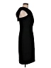 Reiss 100% Polyester Solid Black Cocktail Dress Size 8 - photo 4