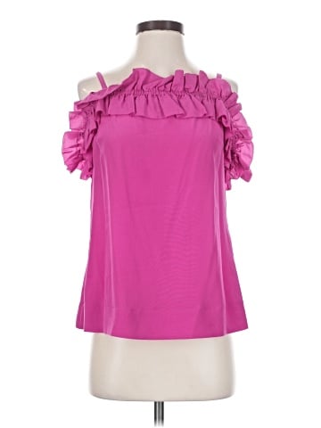 Trina Turk Sleeveless Silk Top (view 1)