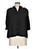 Nine West 100% Polyester Black 3/4 Sleeve Blouse Size L - photo 1