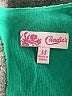 Candie's 100% Polyester Green Sleeveless Blouse Size M - photo 7