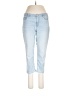 J.Jill Solid Blue Jeans Size 10 - photo 1
